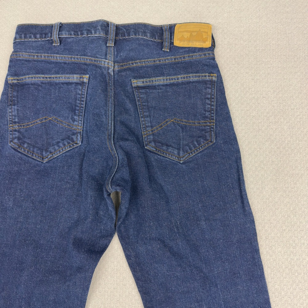 Patagonia Jeans Mens 32x32 Blue Medium Wash Straight Slim Workwear Casual - Picture 4 of 10